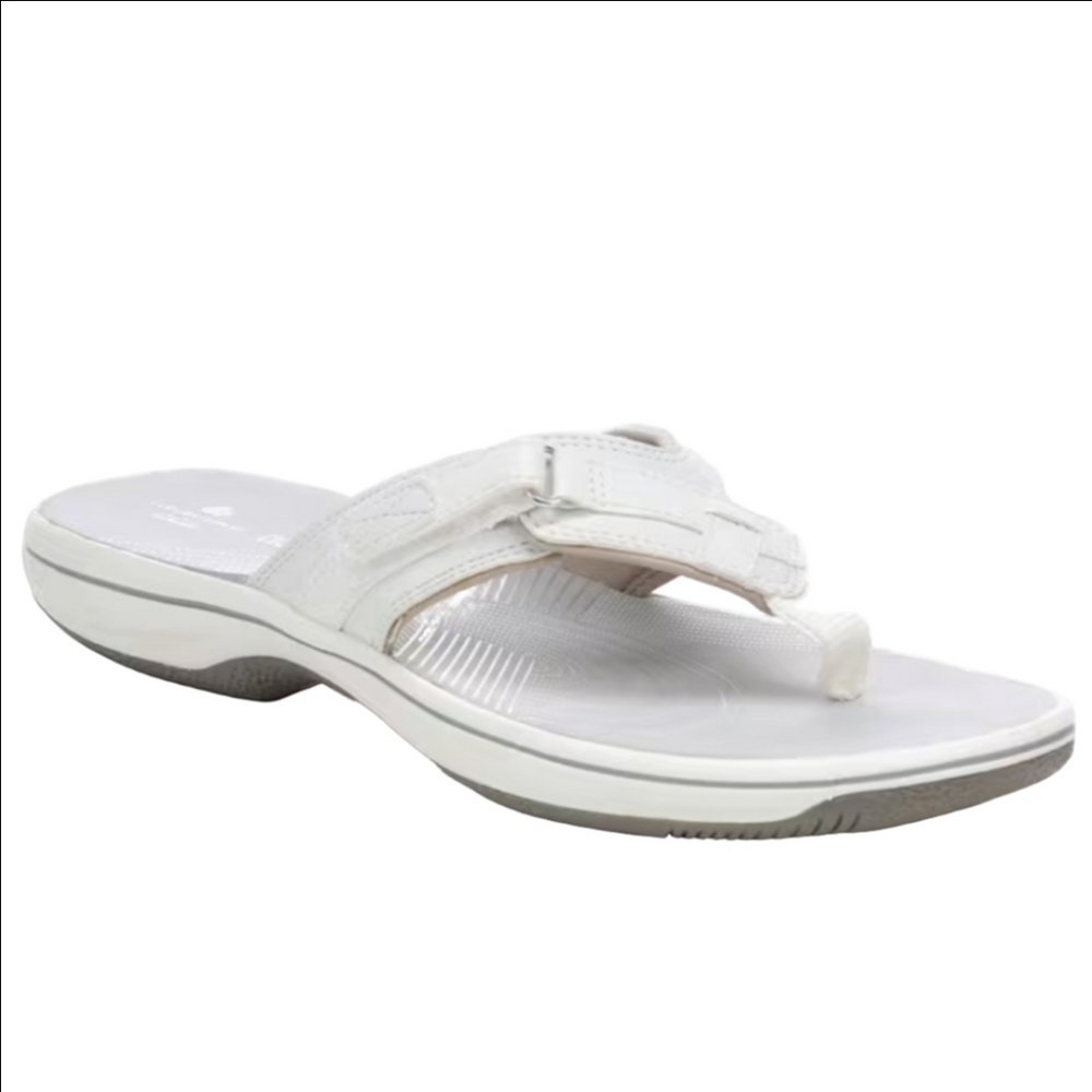 Women's Clarks Breeze Sea Flip Flops Sandals/Size 11